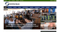 Desktop Screenshot of jatobanews.com.br